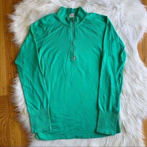 Women’s Champion Quarter Zip Green Size Large - Picture 1 of 4